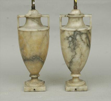 Appraisal: Pair of Urn-Form Lamps