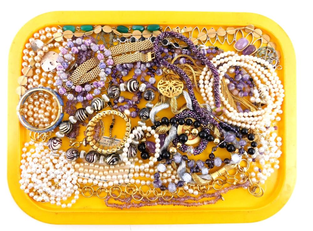 Appraisal: COSTUME JEWELRY Trifari Carolee La Monde des Bijoux etc pieces