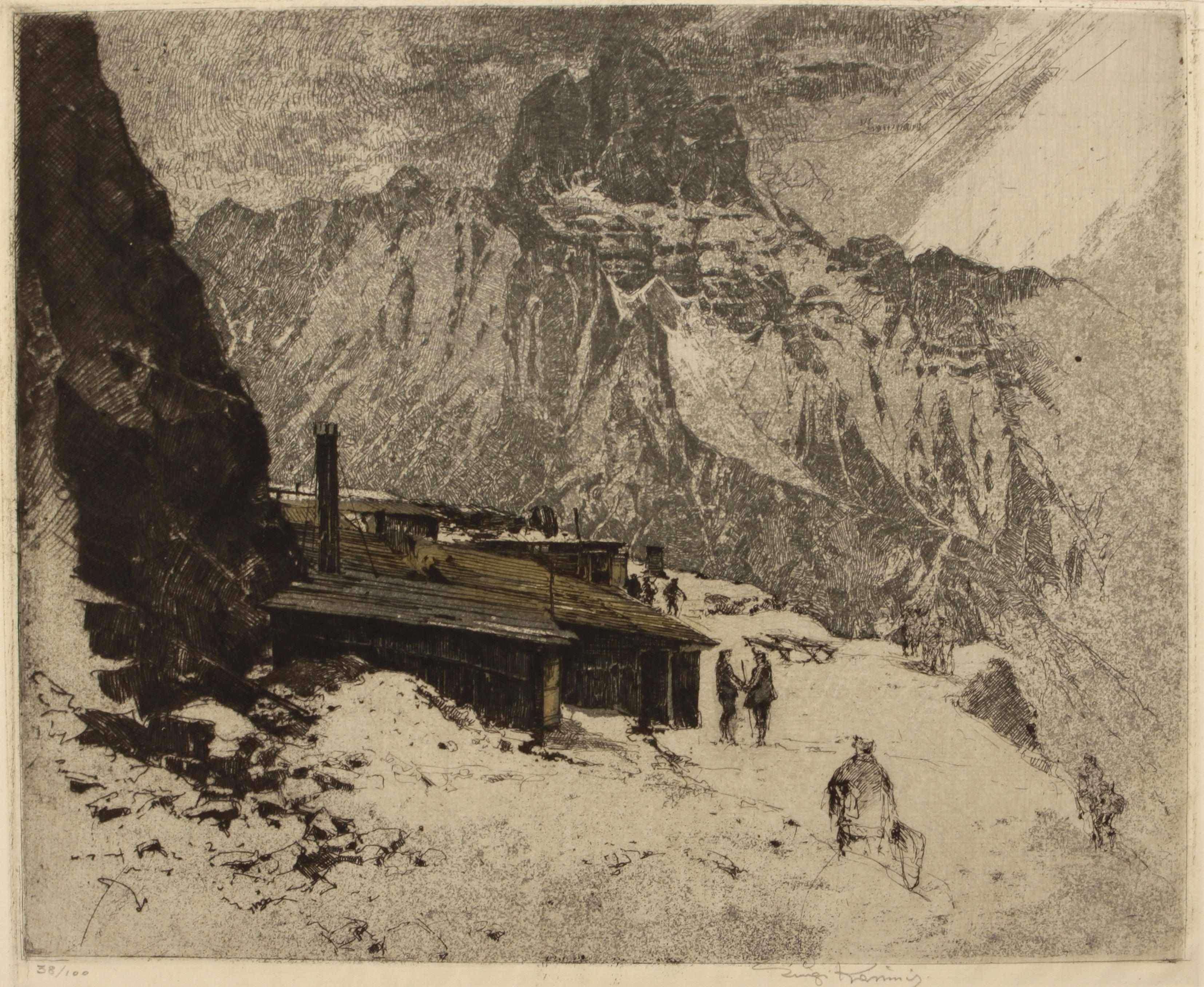 Appraisal: PrintsProperty of Various Owners Luigi Kasimir Austrian - Dolomiten The