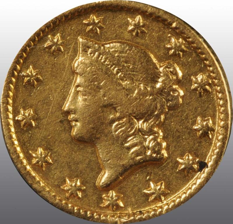 Appraisal: -D Coronet Gold Description Graded GENUINE Mount Removed by PCGS