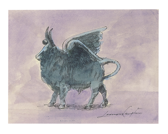 Appraisal: LEONORA CARRINGTON Genius in the Form of a Winged Bull