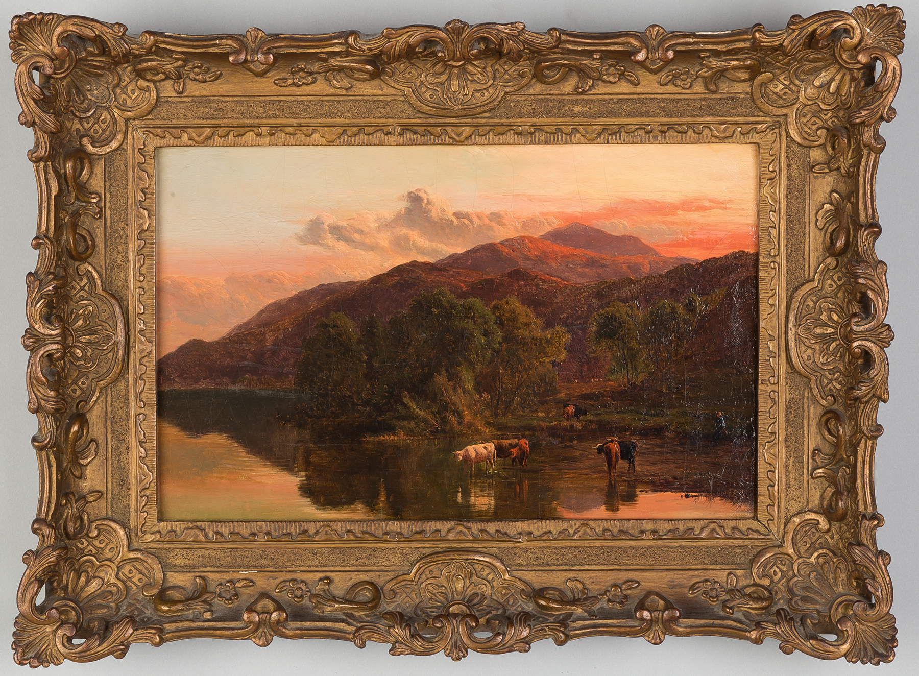 Appraisal: Attr To Sidney Richard Percy English - Sunset in the