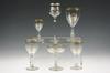 Appraisal: PCS FINE GILT EDGE CRYSTAL STEMWARE - All decorated with