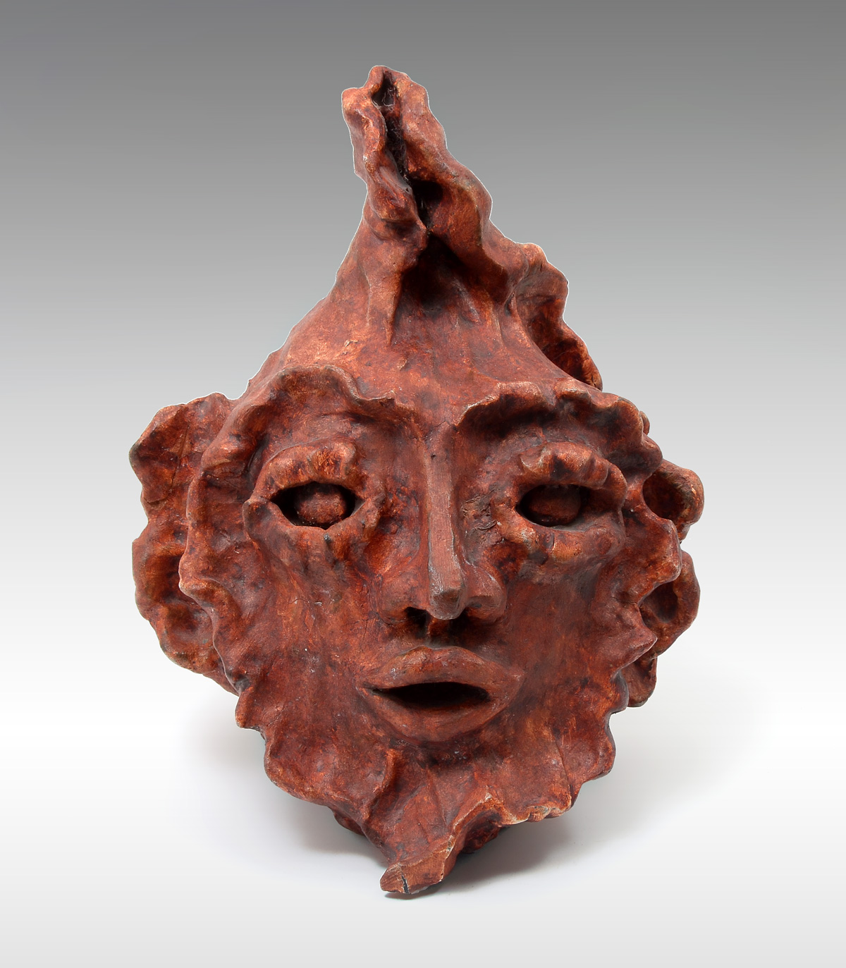 Appraisal: CLAY HEAD SCULPTURE ''H X ''W PURCHASED IN SAN MIGUEL