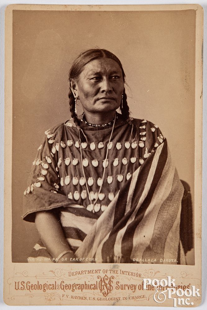 Appraisal: Native American Indian photo Ear of Corn Native American Indian