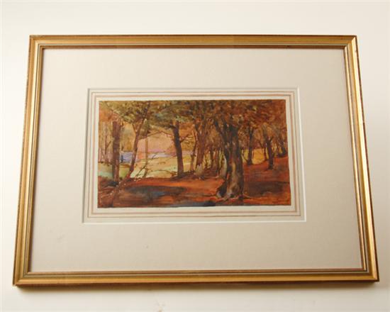 Appraisal: Daisy Smith Epping Forest Watercolor information on verso Framed H