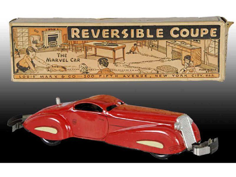 Appraisal: Marx Tin Wind-Up Reversible Coupe Toy Auto with Or Description