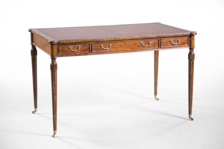 Appraisal: Edwardian Mahogany Writing Table ca in the Georgian taste the