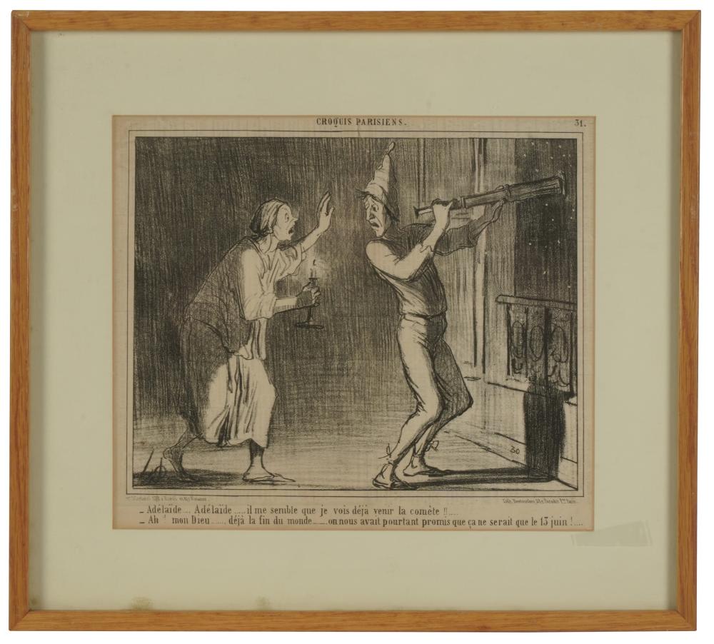 Appraisal: HONORE DAUMIER - ADELAIDE ADELAIDE Adelaide Adelaide I think I