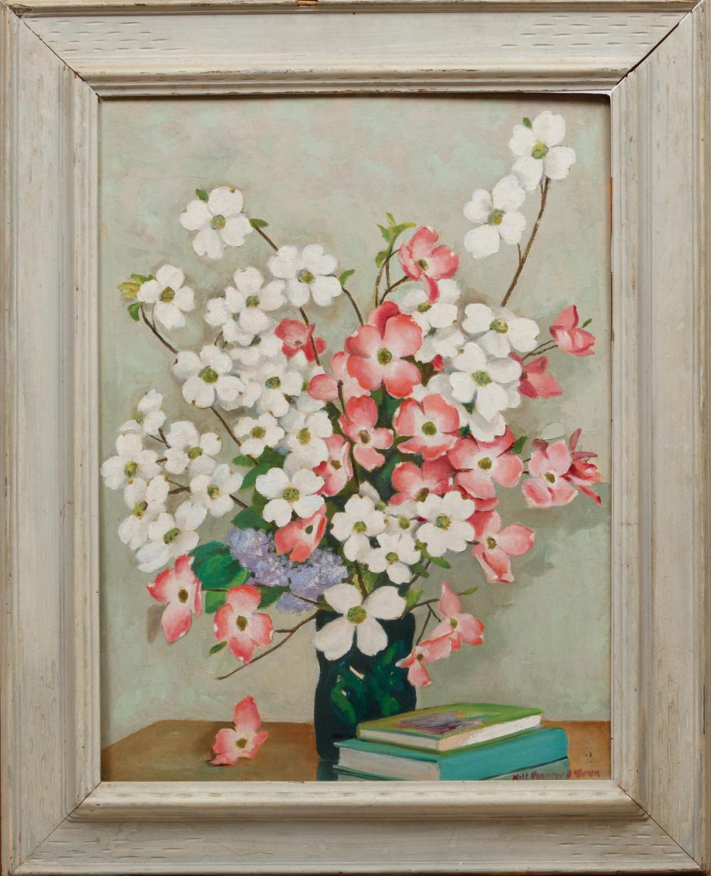 Appraisal: Nell Pomeroy O'Brien American New Orleans - Japanese Magnolia watercolor