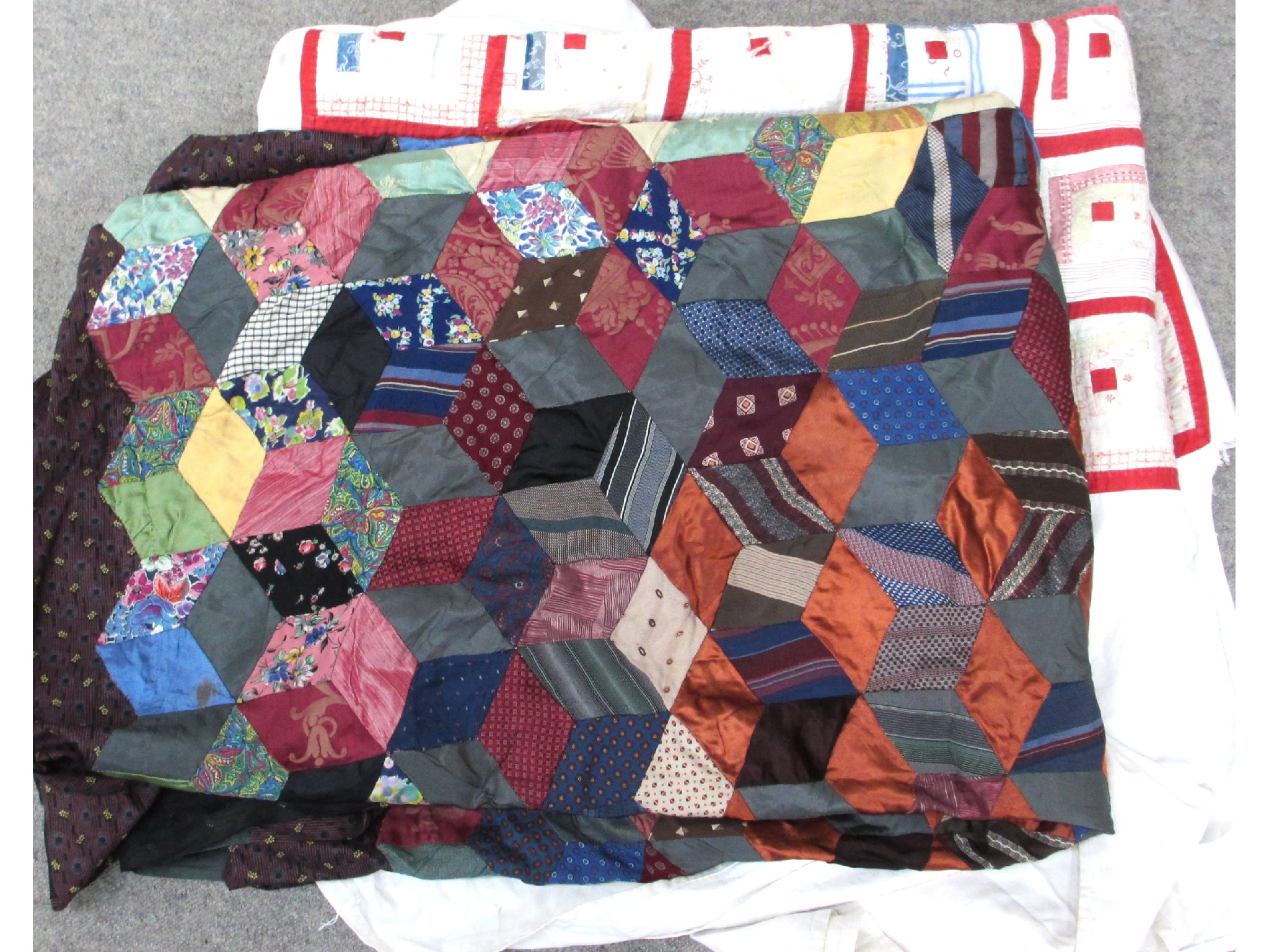 Appraisal: Two patchwork quilts