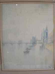 Appraisal: Sir Nicholas Ridley M P A watercolour with bodycolour highlights