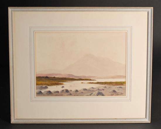 Appraisal: Douglas Alexander - Ireland Irish Countryside watercolor and gouache on