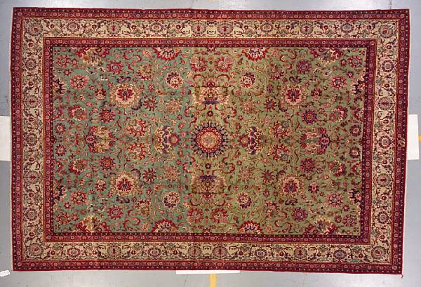 Appraisal: A Kashan carpet Central Persia size approximately ft x ft