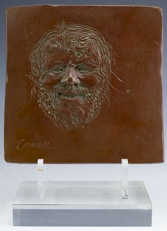 Appraisal: Thomas Cornell - Bronze Relief Art Plaque Thomas Cornell -