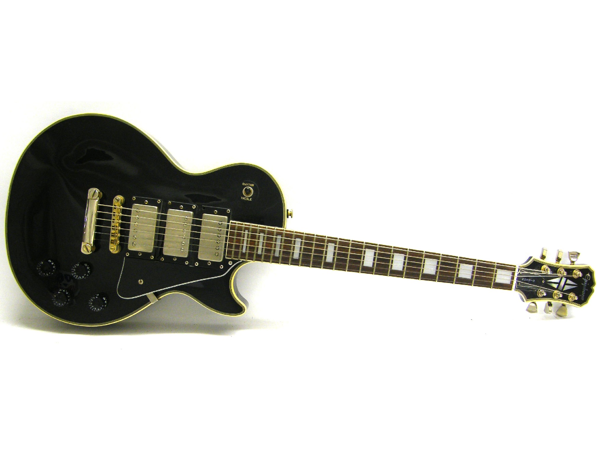 Appraisal: Epiphone Les Paul 'Black Beauty' electric guitar made in Korea