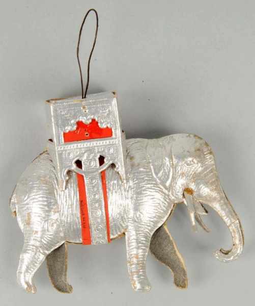 Appraisal: German Dresden Elephant Ornament Description Missing tail Condition Excellent Size