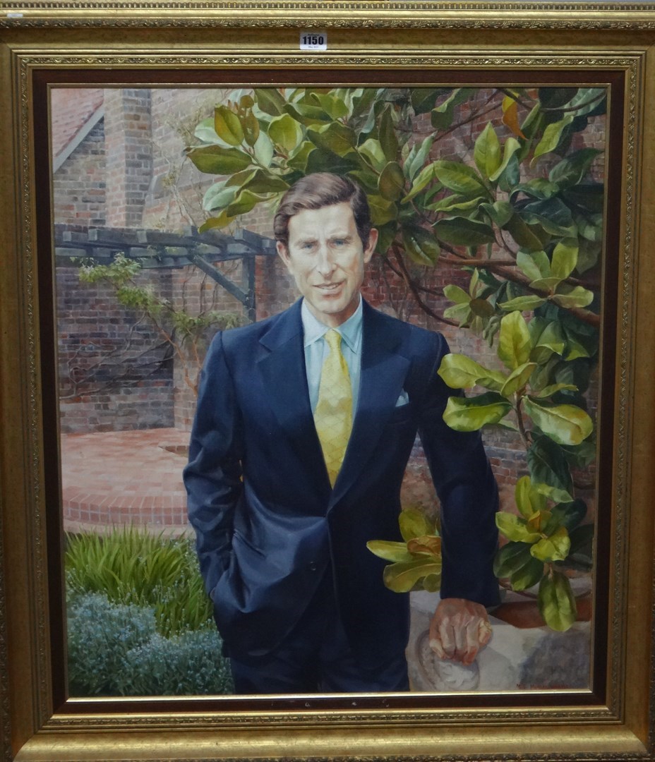 Appraisal: M S Murray Watley th century Portrait of HRH Prince