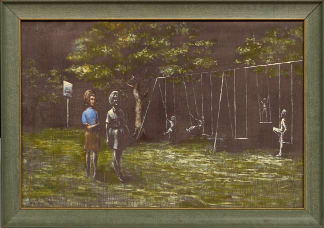 Appraisal: Noel Rockmore American New Orleans - Park Scene oil on