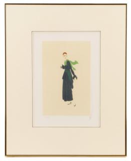 Appraisal: Erte Fashion Illustration Limited Ed Serigraph Ert or Romain de