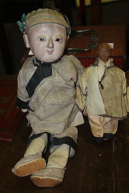 Appraisal: A CHINESE DOLL in the form of a boy with