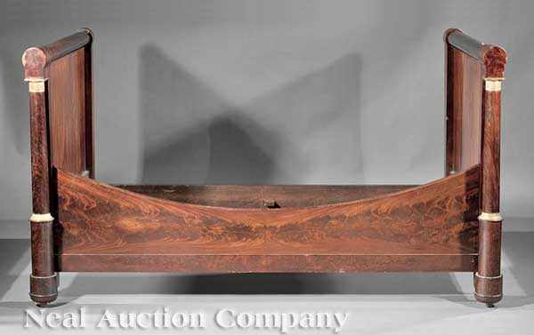 Appraisal: A Louis Philippe Bronze-Mounted Mahogany Lit de Repos th c