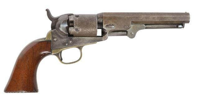 Appraisal: Colt Model Pocket Revolver mfg caliber five round cylinder with