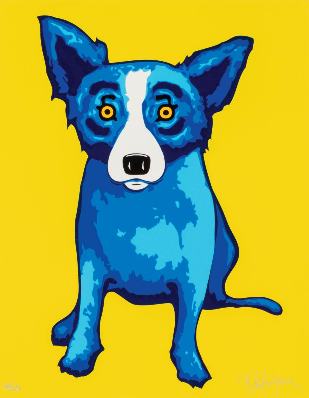 Appraisal: George Rodrigue American Louisiana - Sunshine on my Shoulders silkscreen