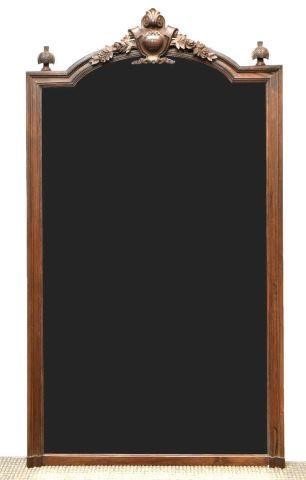 Appraisal: French Napoleon III period rosewood mirror late th c carved