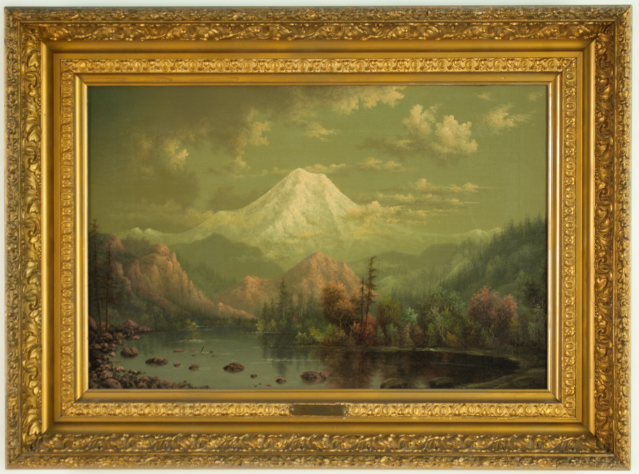 Appraisal: ELIZA R BARCHUS OIL ON CANVAS Oregon - Mount Hood