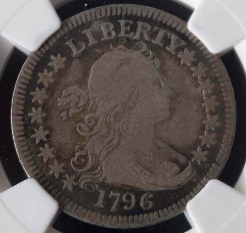 Appraisal: Quarter Low Variety NGC Fine Detailswith ''Obverse Scratched'' as the