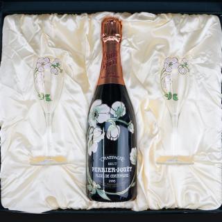 Appraisal: Circa Perrier Jouet Champagne Bottle in Original Display Box Includes