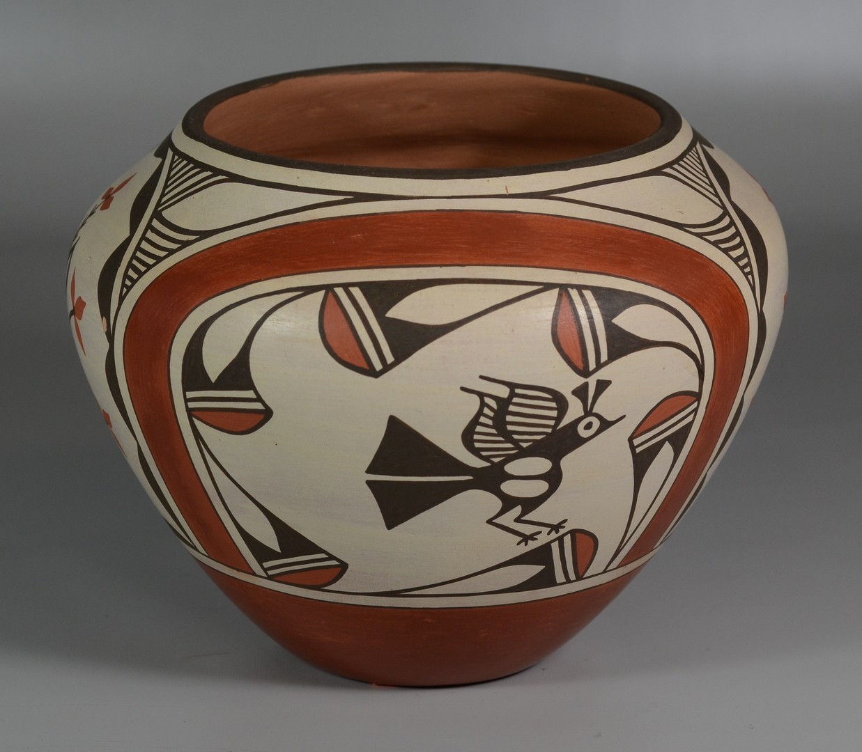 Appraisal: Native American pottery water jar olla by Ruby Panana b