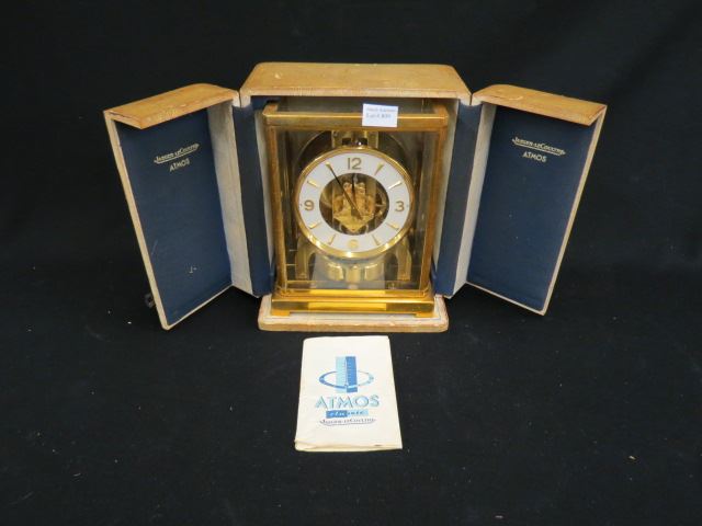 Appraisal: Jaeger-Le Coultre Atmos Clock classic series in original box with