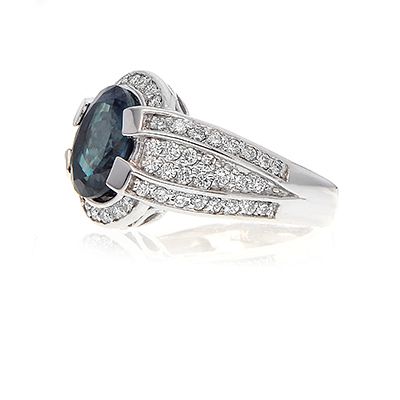 Appraisal: OVAL ALEXANDRITE RING Size Fancy Shape OVAL Setting K W