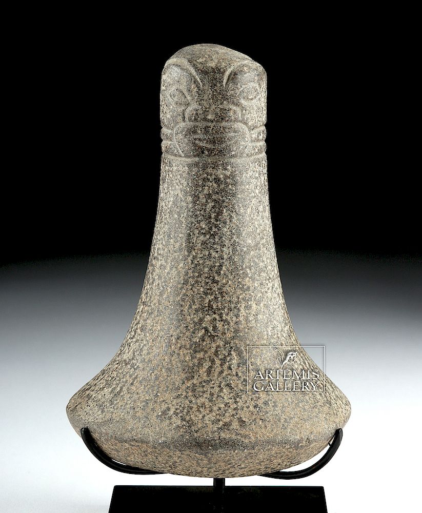 Appraisal: th C Marquesas Islands Basalt Poi Pounder Originally Listed At