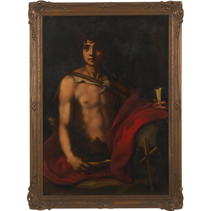 Appraisal: After Andrea del Sarto Italian - Saint John the Baptist