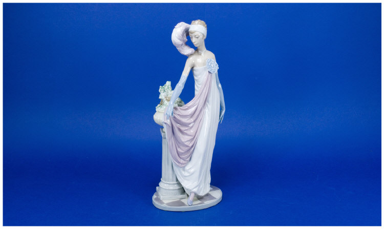 Appraisal: Lladro Figure Lady in Evening Gown with 's Style Bandeau