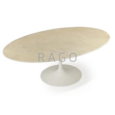 Appraisal: EERO SAARINEN KNOLL STUDIO Tulip coffee table Italy ca Marble