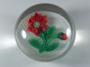 Appraisal: PAPERWEIGHT - AN ANTIQUE NEW ENGLAND POINSETTA WITH A MATCHING