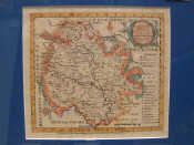 Appraisal: A map of Herefordshire engraved by Emanuel Bowen geographer to