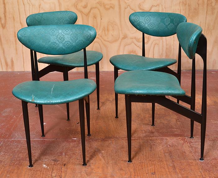 Appraisal: GRANT FEATHERSTON - SET OF FOUR SCAPE DINING CHAIRS