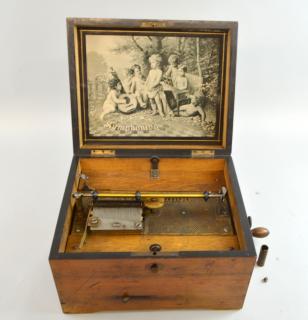 Appraisal: Small table top Symphonium music box no discs