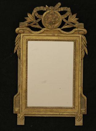 Appraisal: Louis XVI-Style Giltwood Mirror