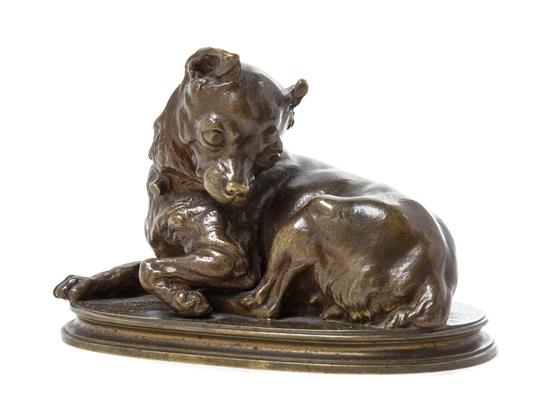 Appraisal: Sale Lot A Continental Bronze Animalier Figure after charles valton