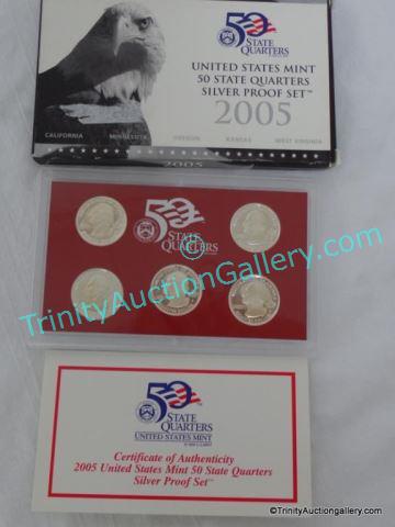 Appraisal: US Mint State Quarter Silver Proof Set Issued in -