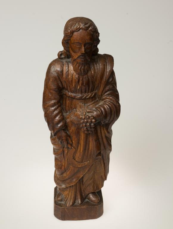 Appraisal: NORTHERN EUROPEAN CARVED OAK FIGURE OF A BIBLICAL FIGURE th