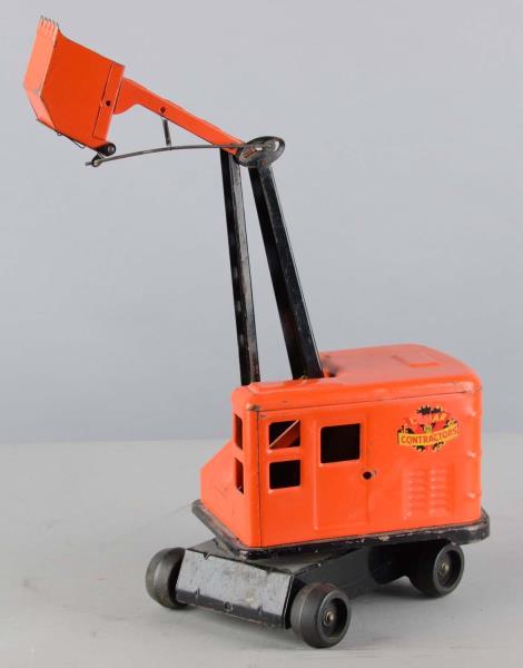 Appraisal: Marx Lumar Pressed Steel Contractors Steam Shovel Black and orange