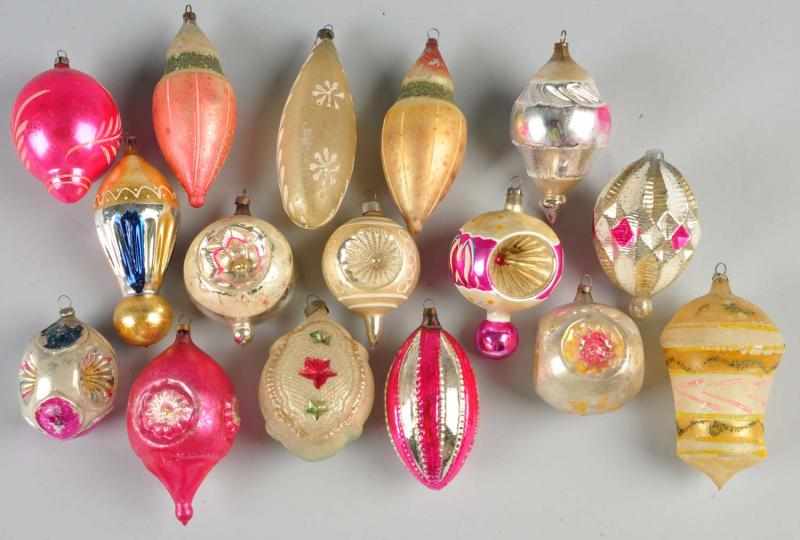 Appraisal: Lot of Glass Christmas Ornaments Condition Very Good - Excellent