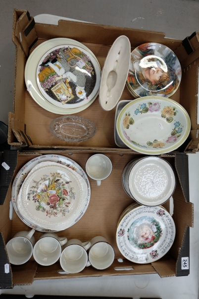 Appraisal: A mixed collection of items to include Royal Doulton decorative